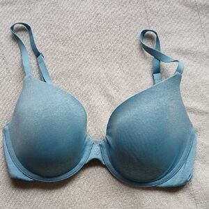Victoria's Secret Blue Underwire T-Shirt Bra